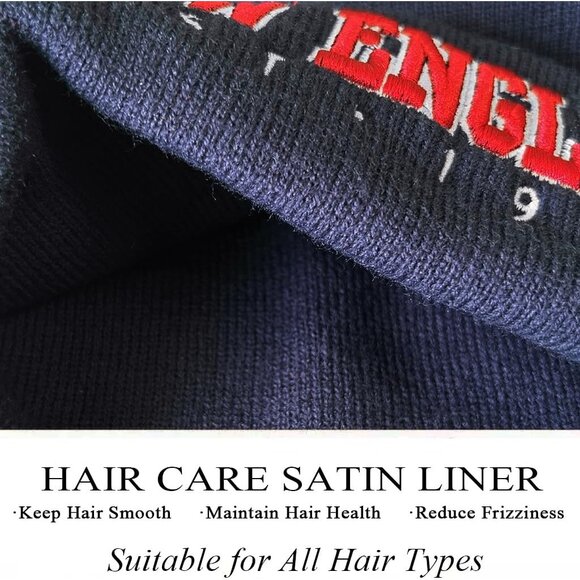 Women's Dark & Red Soft Knit Winter Hat For Cold Weather Beanie Toque Hat - Picture 3 of 6